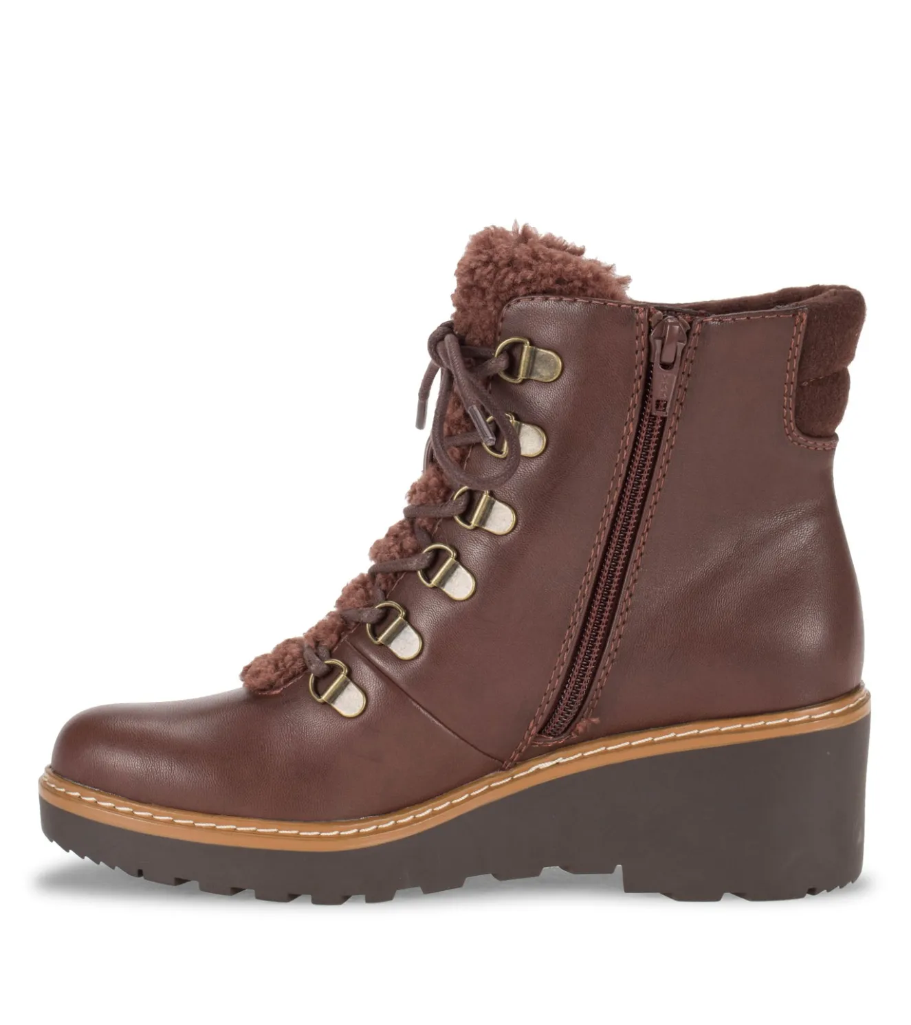 Baretraps Nasha Lace Up Wedge Bootie