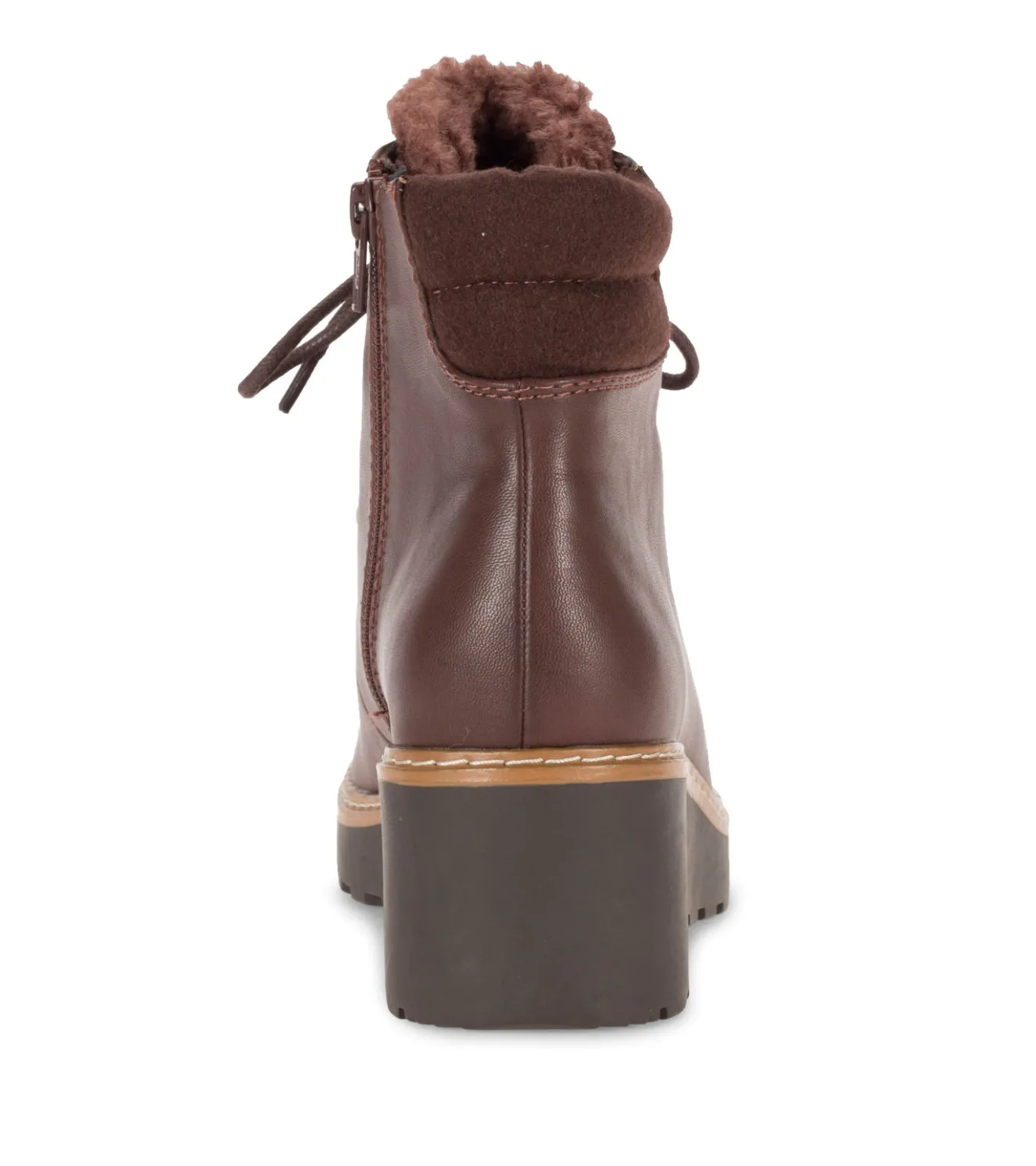 Baretraps Nasha Lace Up Wedge Bootie