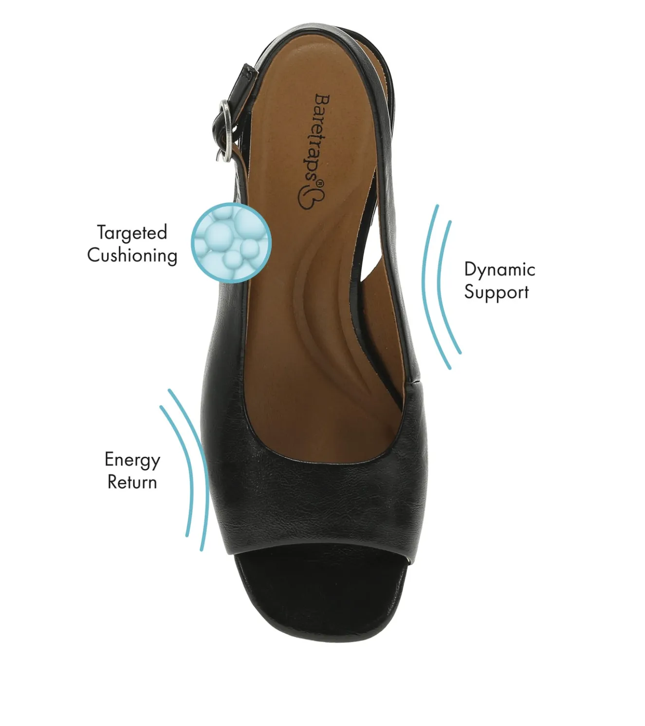 Baretraps Promise Peep Toe Slingback Pump